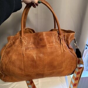 Tan Leather Crossbody Bag